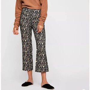 Free People Mod Crop Bootcut Trousers Size 4